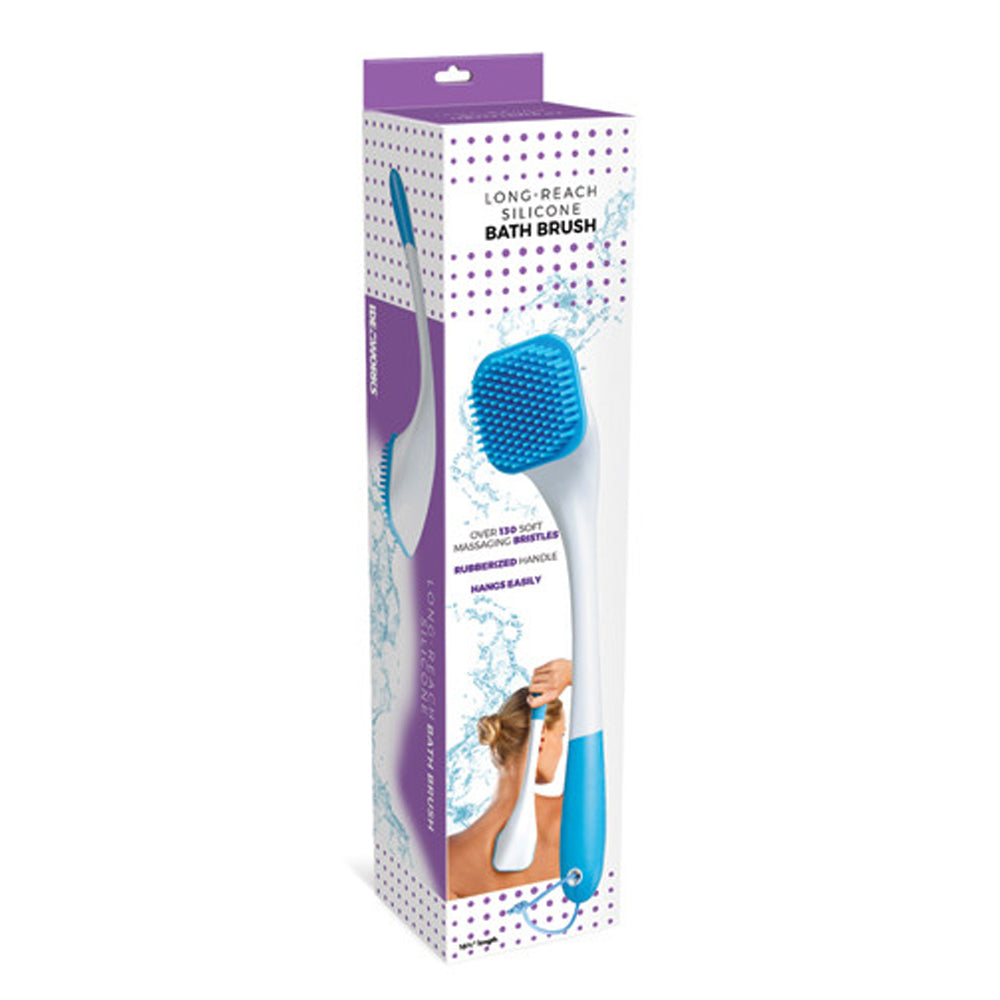 bath brush with handle