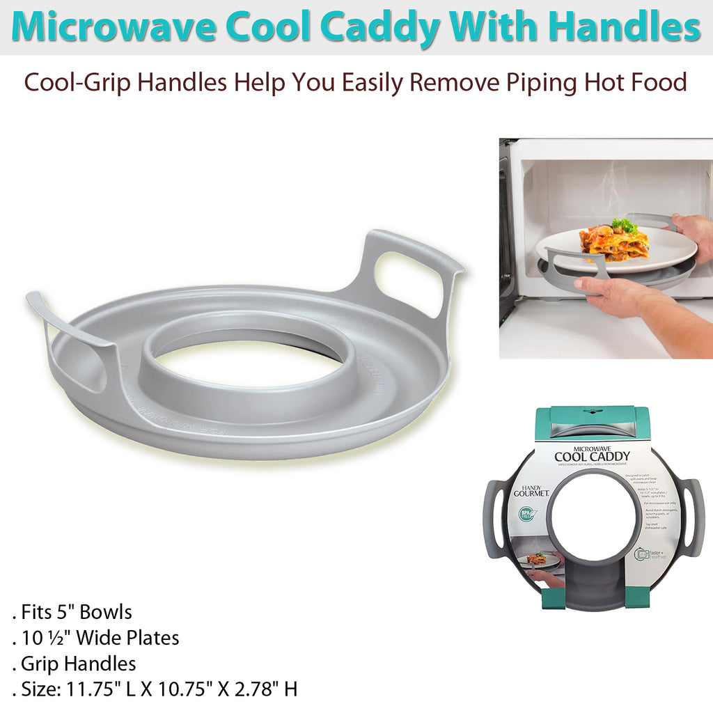 microwave tray with handles