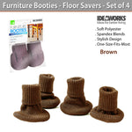 Furniture Booties - Floor Savers - Set of 4 - Dark Brown