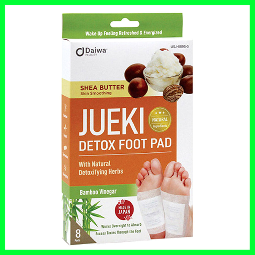 Jueki Detox Foot Pad - Shea Butter - 8 Pads