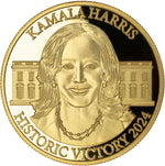 Kamala Harris 2024 Commemorative Coin – Gold-Layered Collectible
