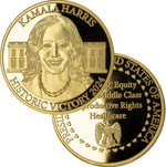 Kamala Harris 2024 Commemorative Coin – Gold-Layered Collectible