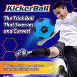 KickerBall by Swerve Sports – Curve & Trick Soccer Ball with Air Pump – Glow