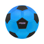 KickerBall by Swerve Sports – Curve & Trick Soccer Ball with Air Pump – Electric Blue