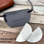 Stick-On Readers for Bifocal Lenses, 5.00+