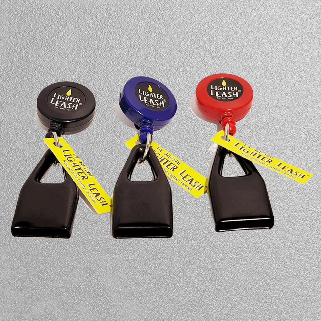 The Original Lighter Leash - Versatile Retractable Lighter Holder (Two Pack)