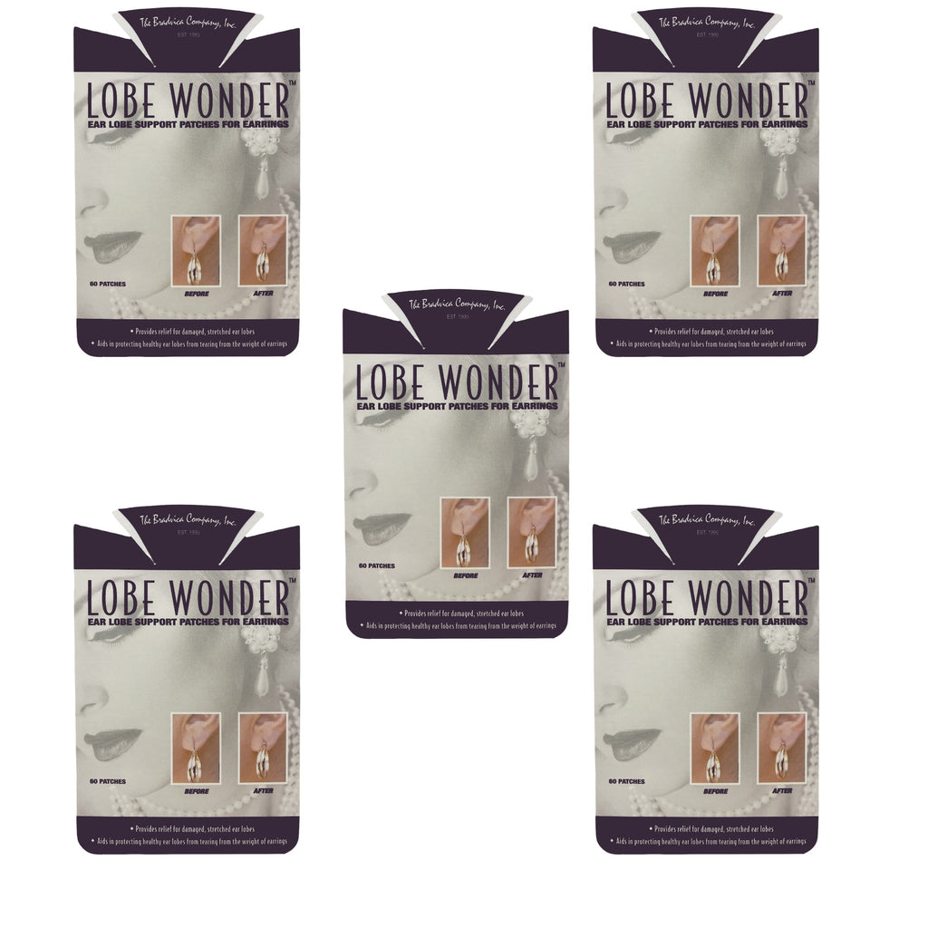 Lobe Wonder Earring Support Patches 60-Count (Pack of 4)