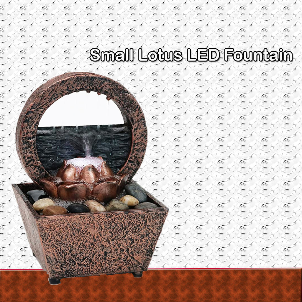 Raining Lotus LED Fountain