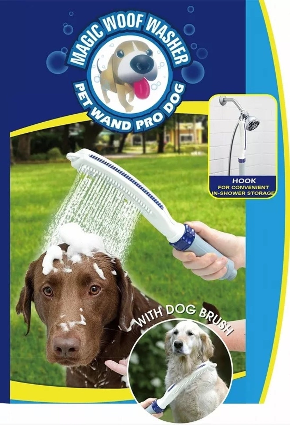 Magic Woof Washer Pet Wand Pro Dog Shower