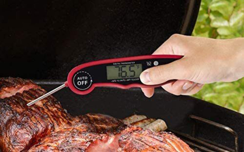 Kitchen Ideas Digital Meat Thermometer with Magnetic Back | Compact Instant-Read Kitchen Thermometer