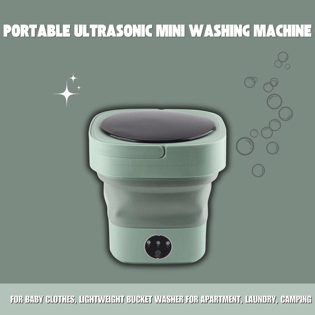 Portable Ultrasonic Mini Washing Machine