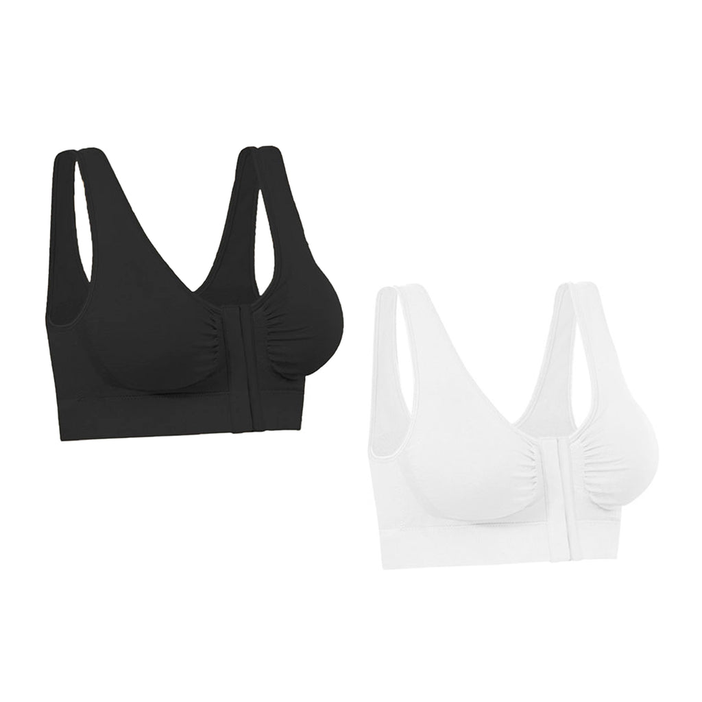 comfortable front closure bras