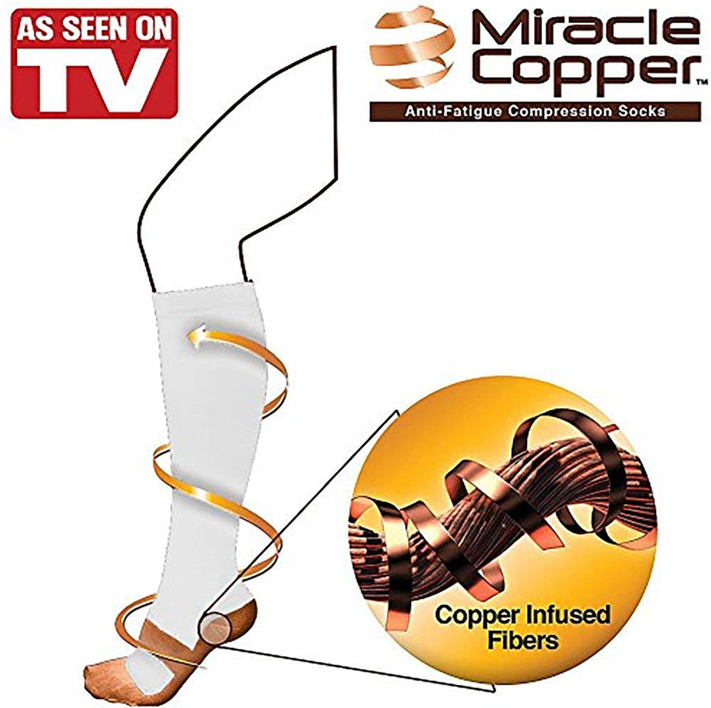 Bcurb Graduated Compression Socks Sports & Medical Support Recovery Stockings.
