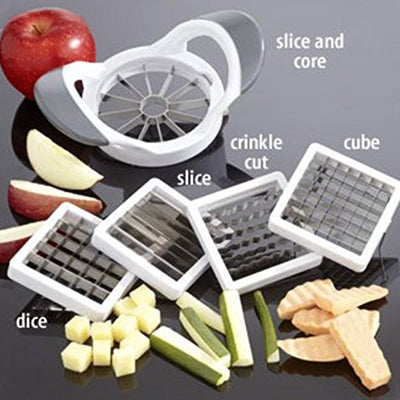 Deluxe Multi Slicers with 5 Interchangeable Attachments