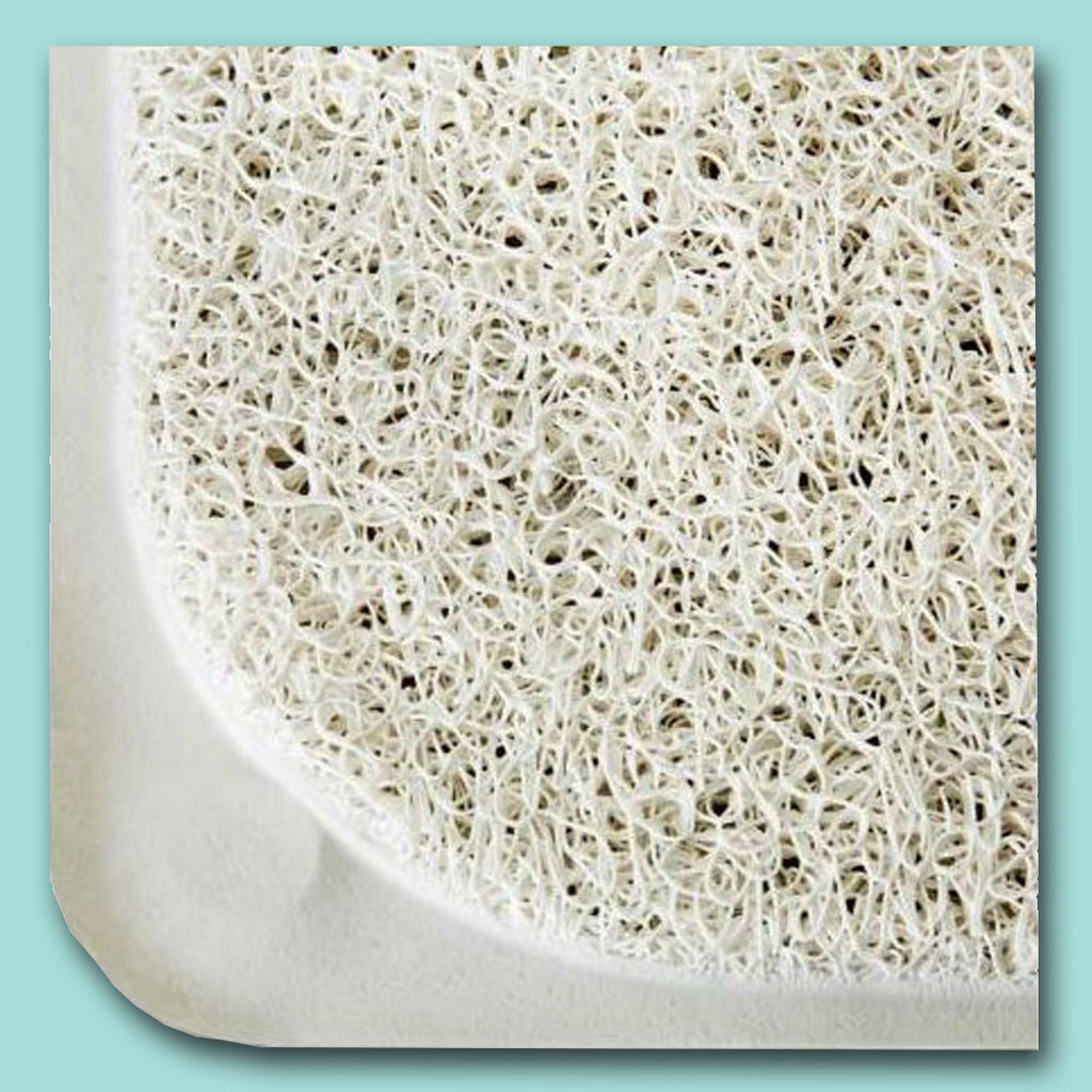 Non-Slip Shower Rug - For Shower or Bath (30 x 18) White