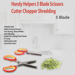 Handy Helpers 5 Blade Cutter Chopper Shredding Scissors