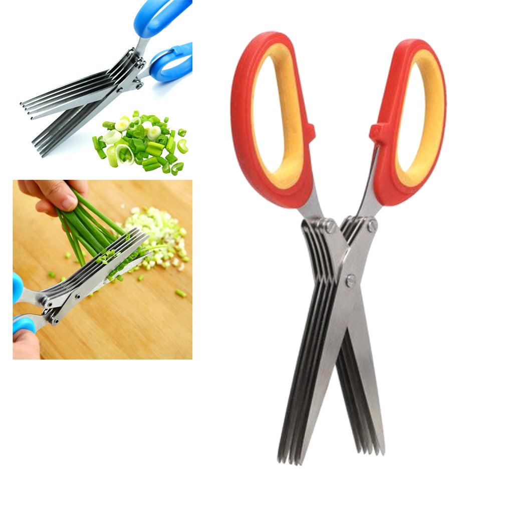 5 blade scissors
