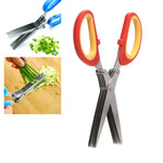 5 blade scissors