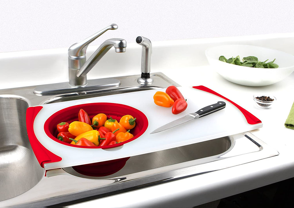 over the sink cutting board