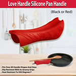 Love Handle Silicone Pan Handle – Heat-Resistant Grip for Pots & Pans