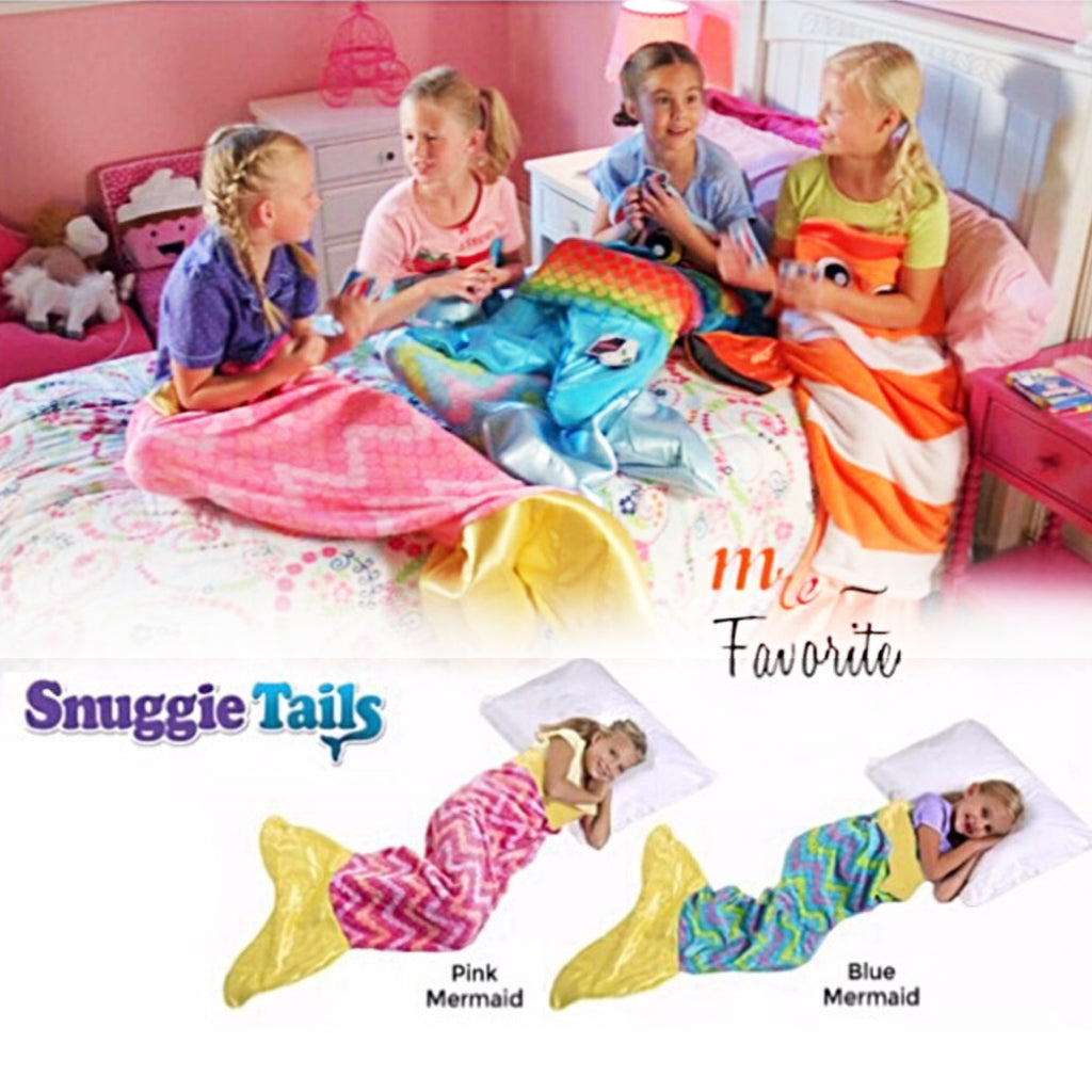 Snuggie Tails Blanket Soft Velvet Wearable Penguin Deluxe