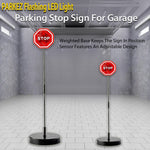 Luminated LED Flashing Stop Sign for Garage Parking