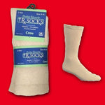 Phillips Edward Diabetic Crew Socks , Cream -Size 10-13