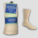 Phillips Edward Diabetic Crew Socks , Cream -Size 10-13