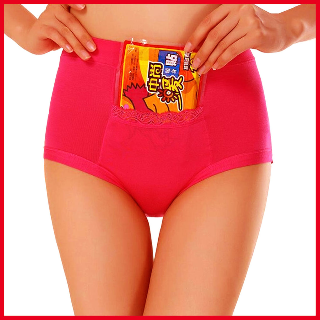 CODE RED Period Panties with Pocket- Red- 2XL