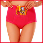 CODE RED Period Panties with Pocket- Red- 2XL