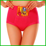 CODE RED Period Panties with Pocket- Red- 2XL