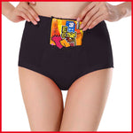 CODE RED Period Panties with Pocket- Black- 3XL