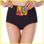 CODE RED Period Panties with Pocket- Black- 3XL