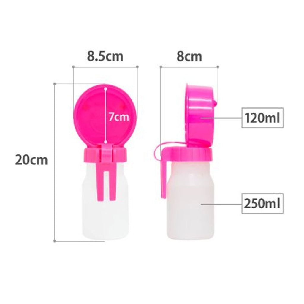 Water Rover Smaller 3.5-inch Bowl and 8 Ounce Bottle, Pink
