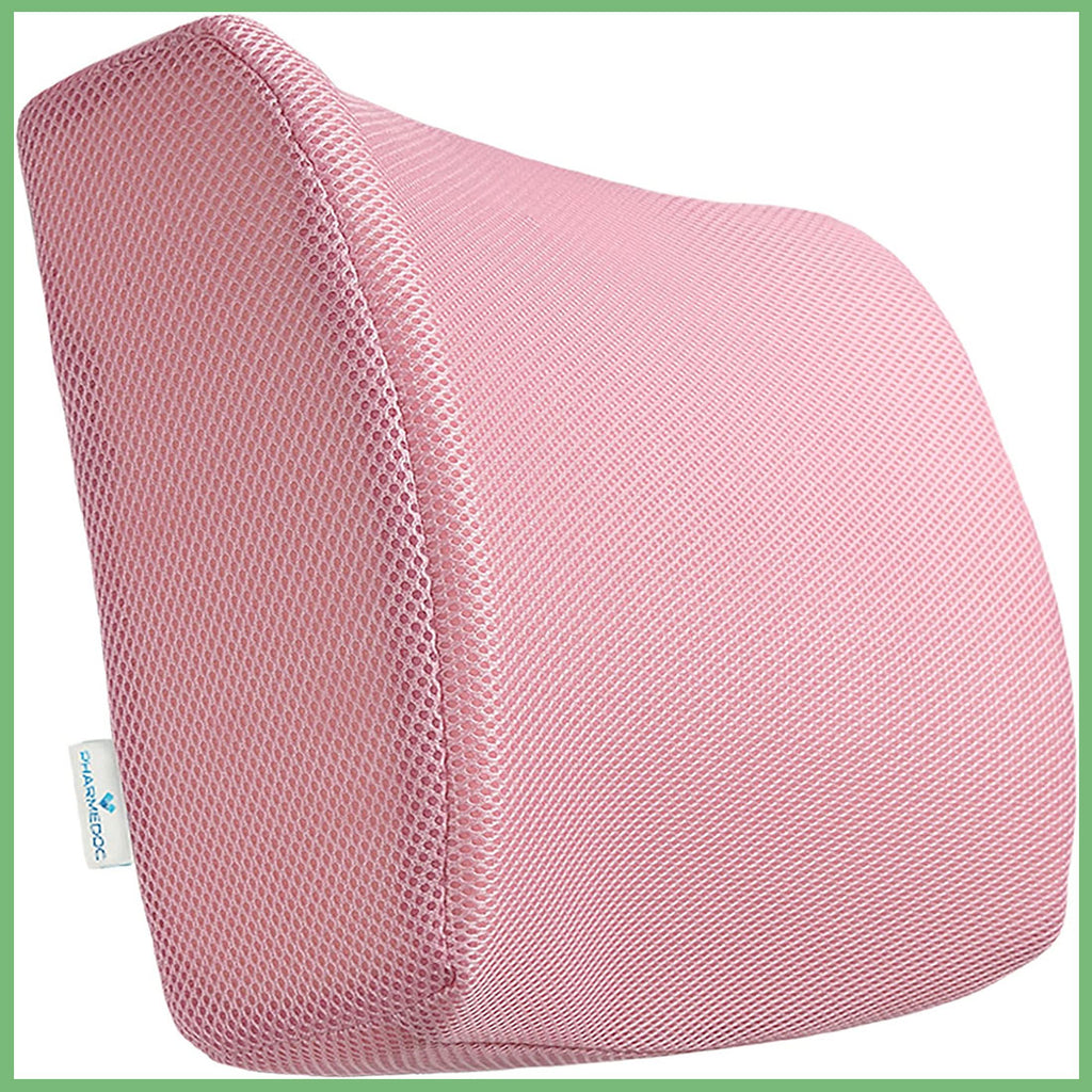 PharMeDoc Lumbar Support Cushion- PINK