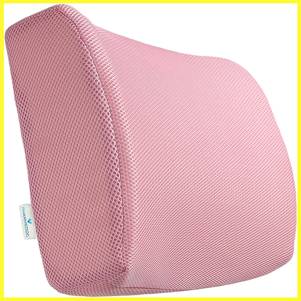 PharMeDoc Lumbar Support Cushion- PINK