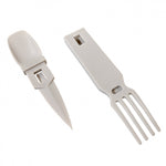 4-IN-1 Snapatite+ Detachable Utensil - Fork, Knife, Spoon and Bottle Opener ( Light Grey)