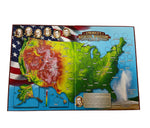 America’s Natural Wonders: A Map of National Parks Quarters