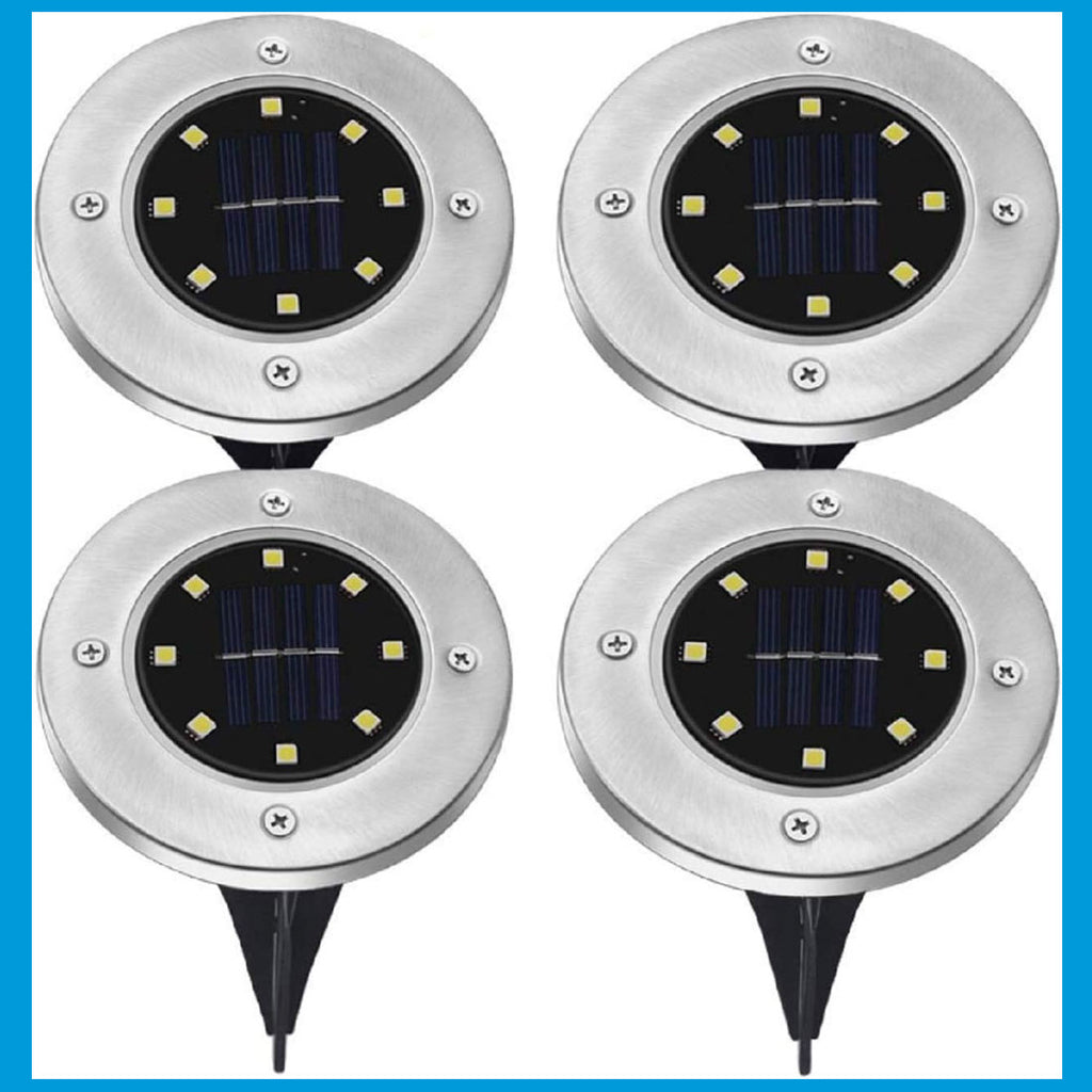 Radiant Pathways Wireless & Solar Powered Light up Pathways Set of 4