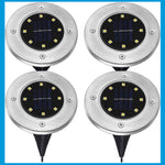 Radiant Pathways Wireless & Solar Powered Light up Pathways Set of 4