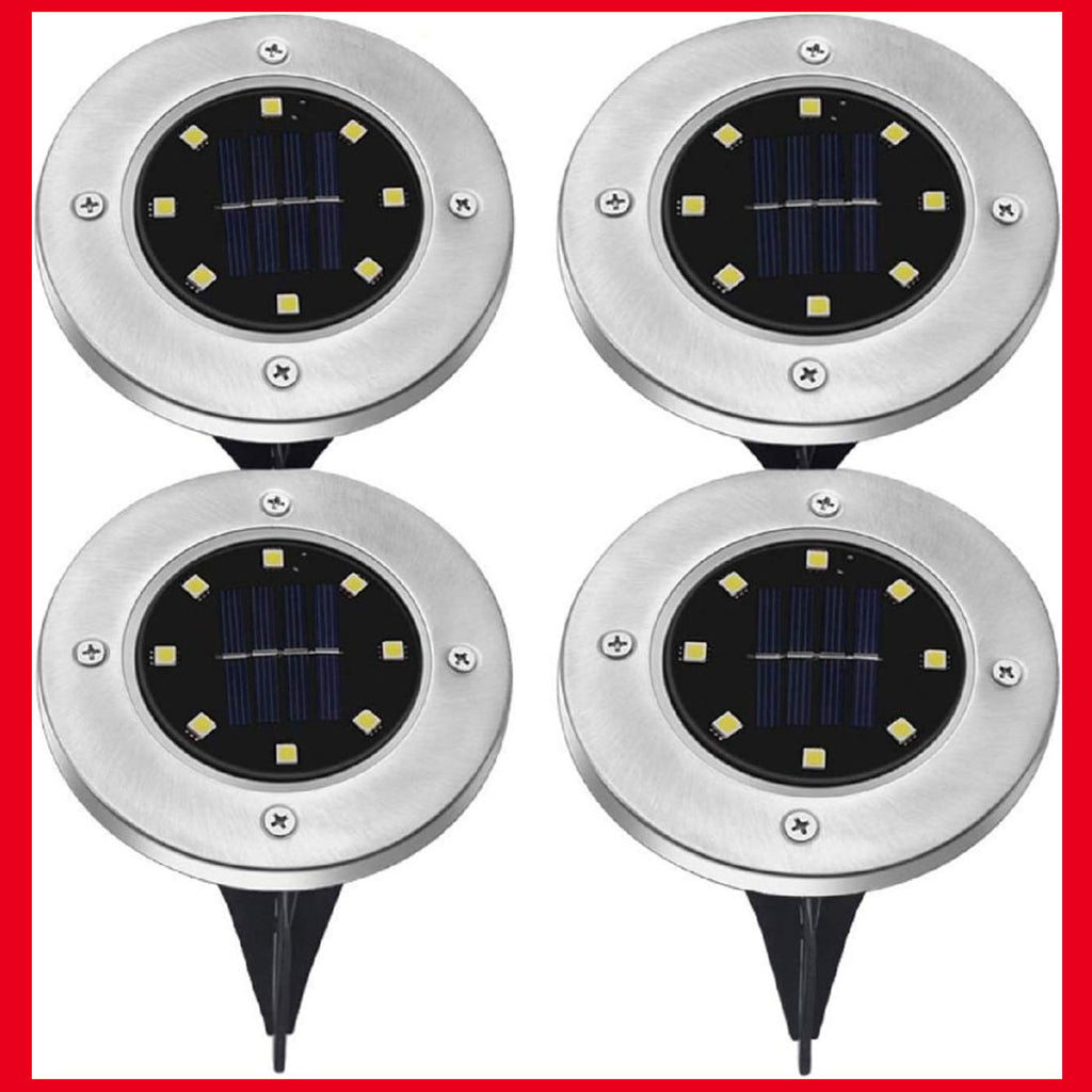 Radiant Pathways Wireless & Solar Powered Light up Pathways Set of 4