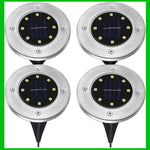 Radiant Pathways Wireless & Solar Powered Light up Pathways Set of 4