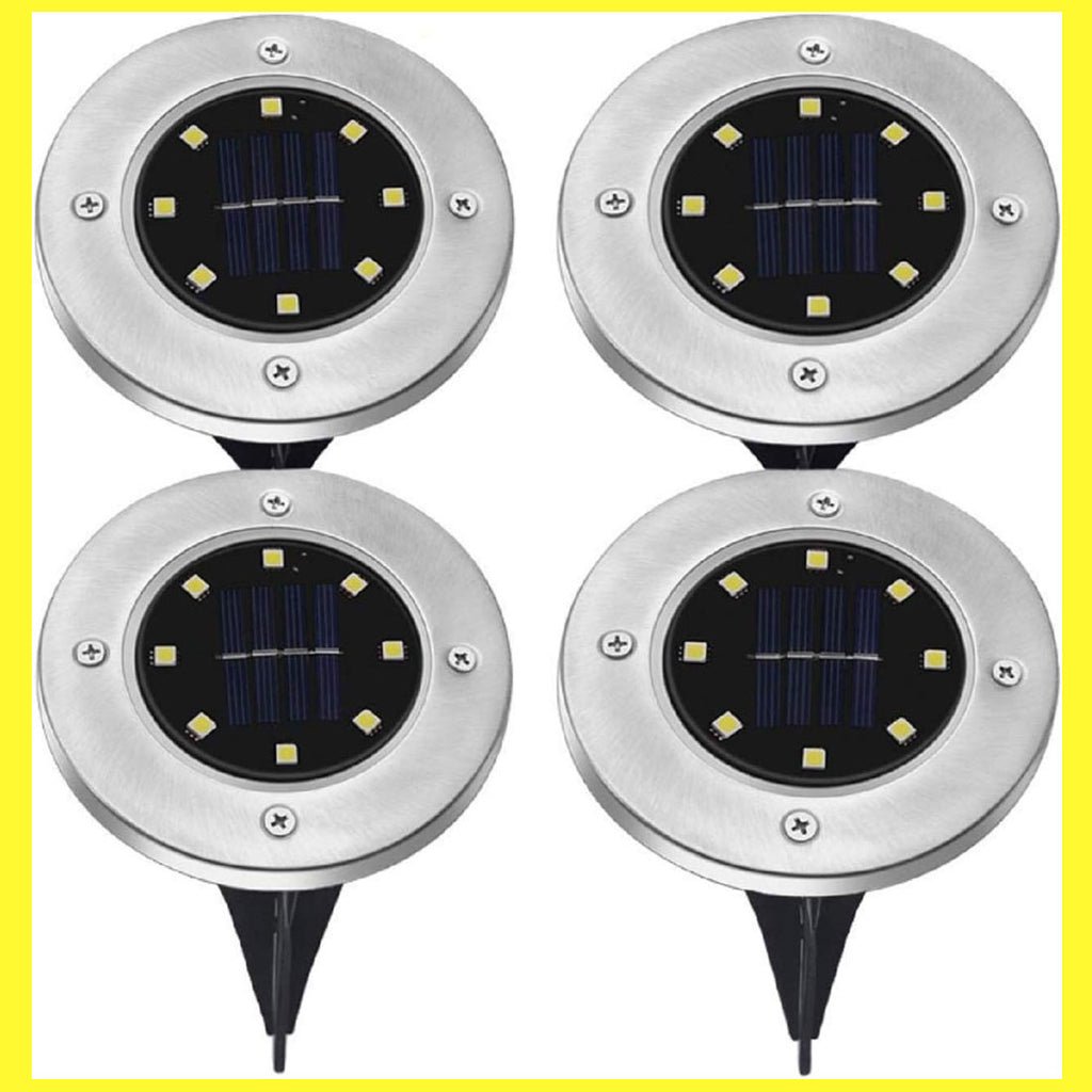 Radiant Pathways Wireless & Solar Powered Light up Pathways Set of 4