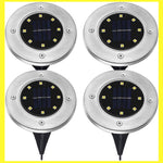 Radiant Pathways Wireless & Solar Powered Light up Pathways Set of 4