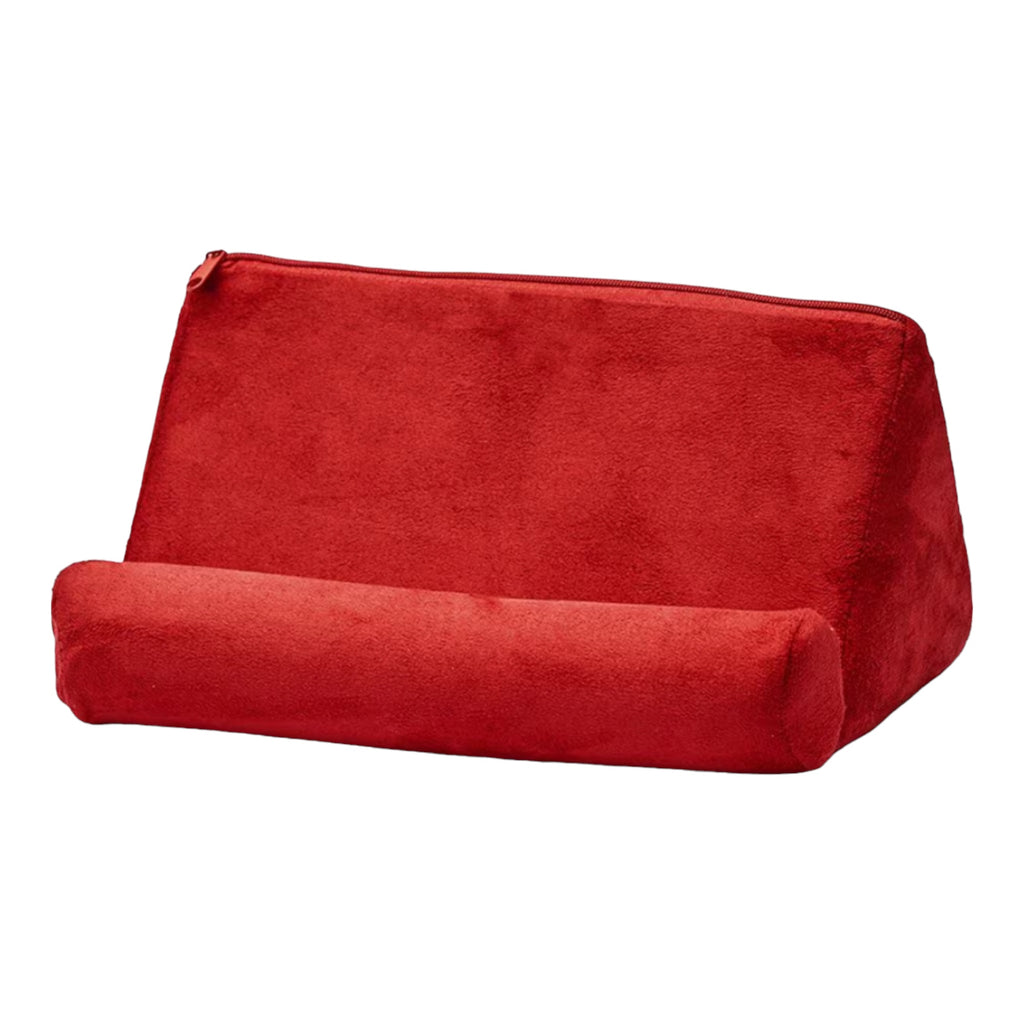 Tablet Sofa - Red - Lazy Holder Stand for Bed Sofa, Compatible with iPads Tablets eReaders Smartphones Books Magazines