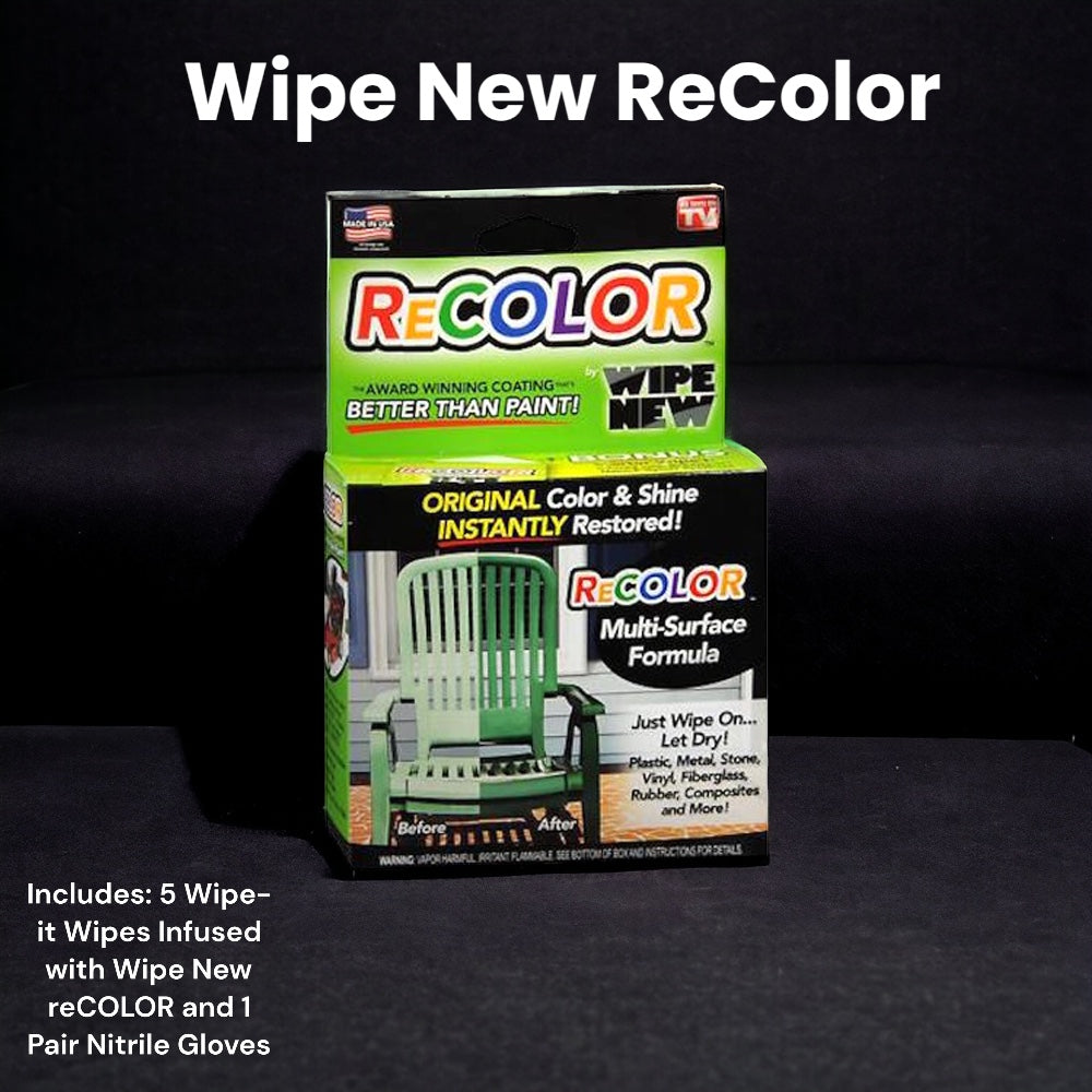 Wipe New Recolor Furniture Restorer Wipe-On Applicator