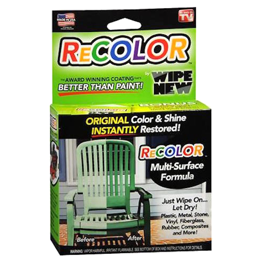 Wipe New Recolor Furniture Color Restorer Wipe-On Applicator (1)