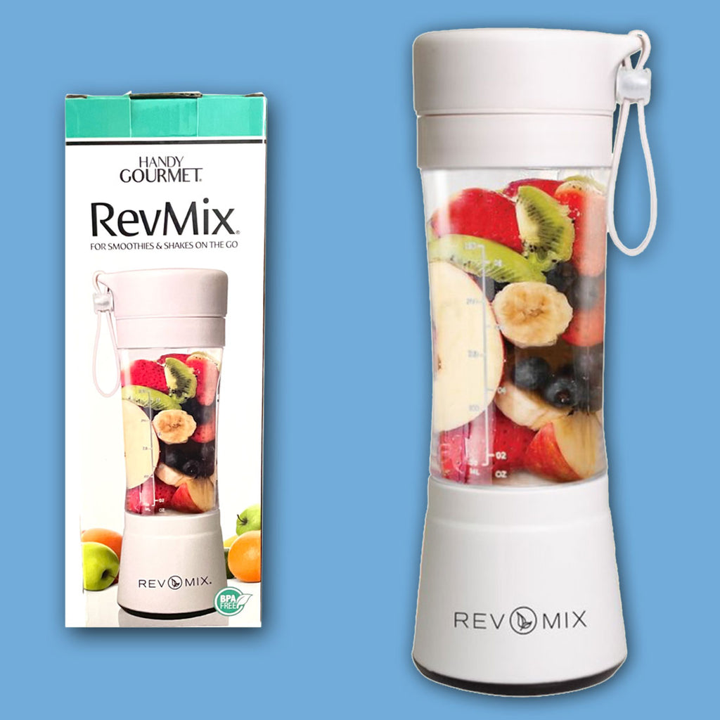 Handy Gourmet RevMix for Smoothies & Shakes On The Go (White)