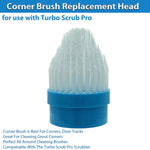 Corner Brush Replacement for use with Electric Spin Scrubber