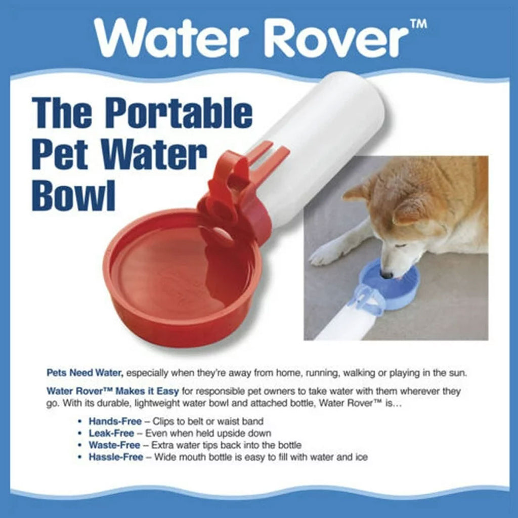 Water Rover Smaller 3.5-inch Bowl and 8 Ounce Bottle, Blue